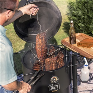 smoker oklahoma drum bronco joe gearjunkie charcoal grill nz smoke pros meats smokers barrel