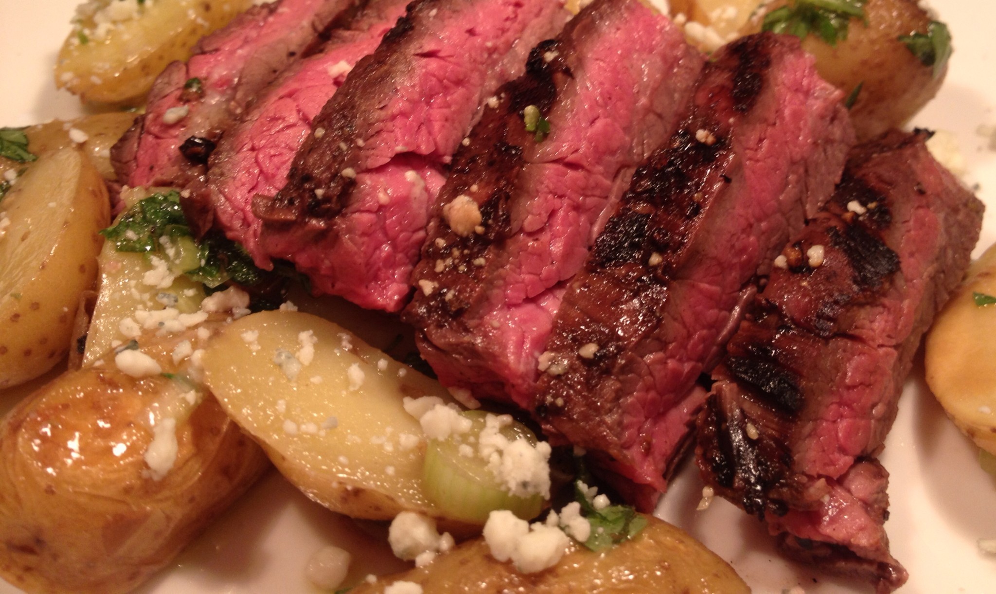 New BBQ Steak And Potato Salad Recipe Black And Blue Char Broil NZ