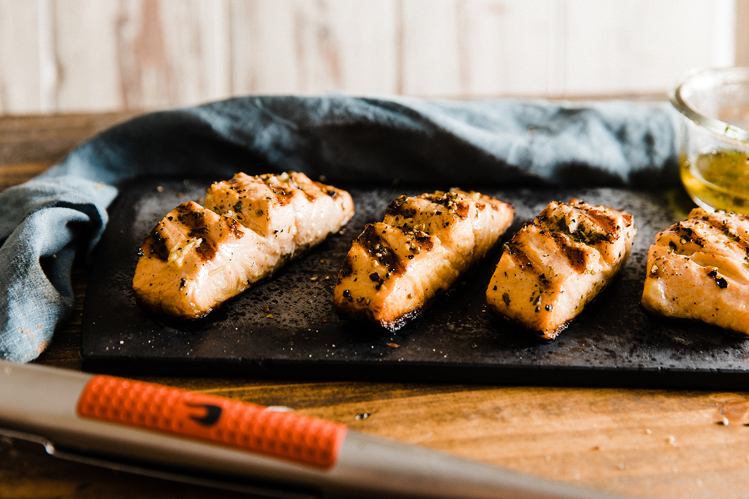 Lemon Herb Grilled Salmon